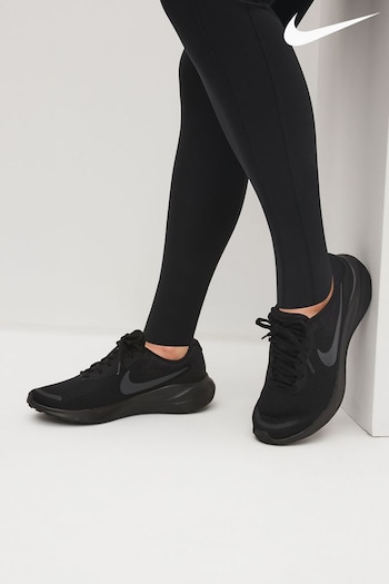 Nike Black Revolution 7 Road Running Trainers (170945) | £60