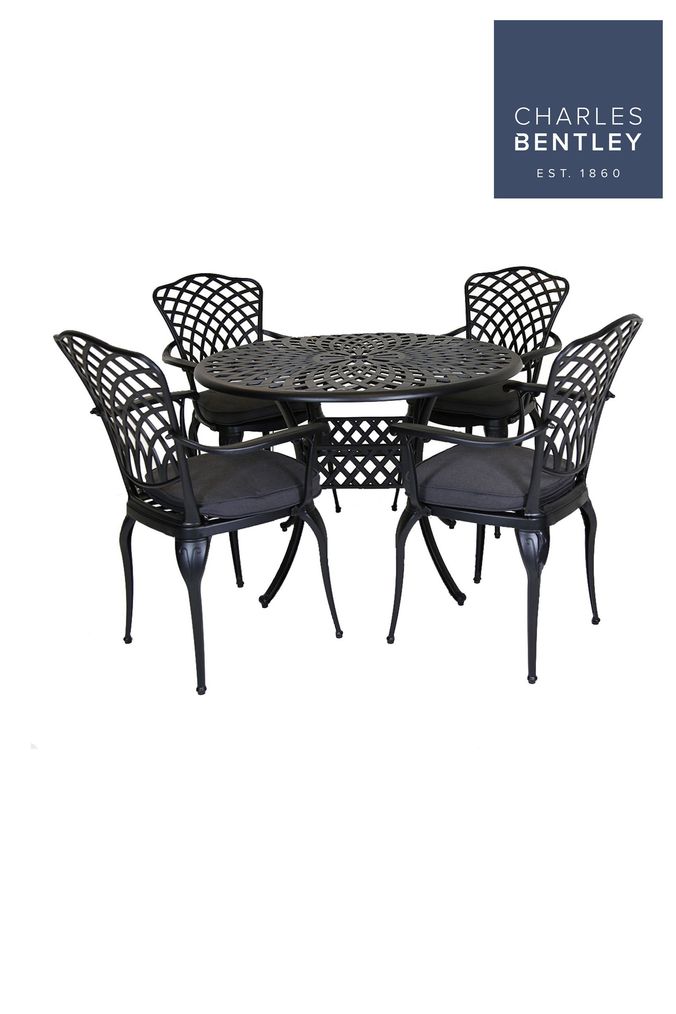 Charles bentley cast best sale aluminium bistro set