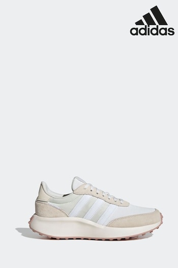 adidas White Sportswear with Run 70s Trainers (171176) | £60