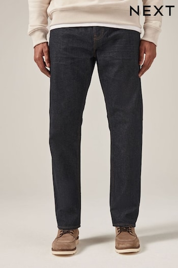 Dark Blue Cotton Straight Fit Jeans (171923) | £20