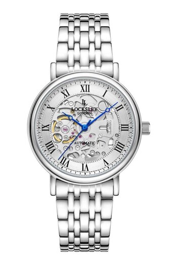 Locksley London Gents Silver Tone Watch (171944) | £155
