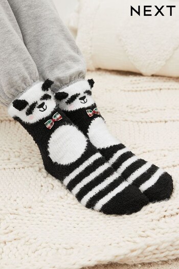 Panda Character Cosy Socks In Box (172215) | £6