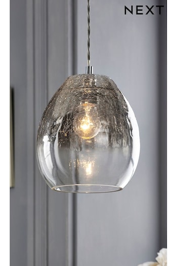 Smoke Grey Isla Ombre Easy Fit Lamp Shade (172228) | £28