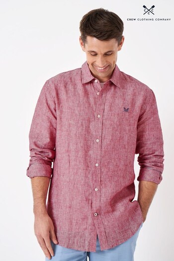 Crew Clothing Company Pink Cotton Classic Shirt (172316) | £69