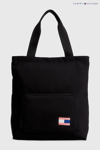 Tommy Hilfiger Kids Flag Tote Black Bag (172363) | £24