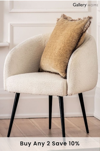 Gallery Home White Emilia Tub Chair (172440) | £350