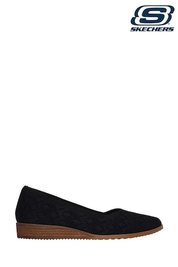 Skechers Black Cleo Sawdust with Grace Shoes (172508) | £54