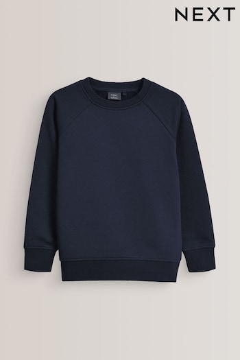 Navy Blue 1 Pack Crew Neck School Sweater (3-17yrs) (172656) | £6 - £12