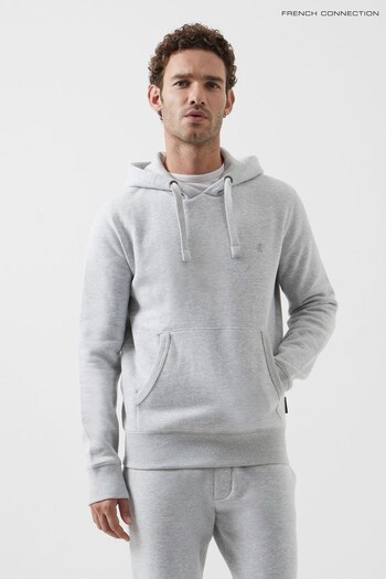French Connection Light Grey Overhead Hoodie (172711) | £40