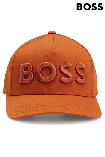 BOSS Orange Embroidered Logo Cotton Twill Cap (172747) | £52