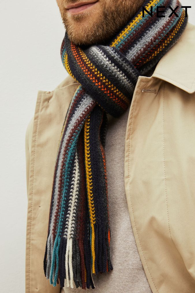 Next mens sale scarves