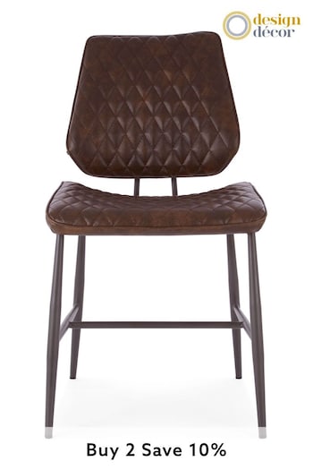 Design Décor Dark Brown Set of 2 Carson Dining Chairs (173169) | £285