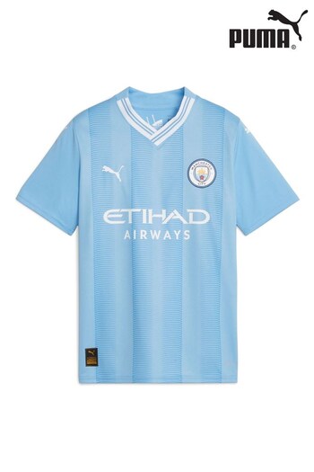 Puma Blue Manchester City Home Shirt 2023-24 Kids (173356) | £60