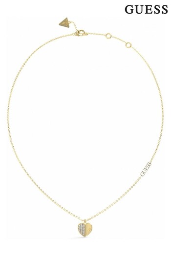 Guess Jewellery Ladies Gold Tone Lovely Necklace (173628) | £59