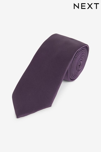 Purple Slim Twill Tie (173647) | £9