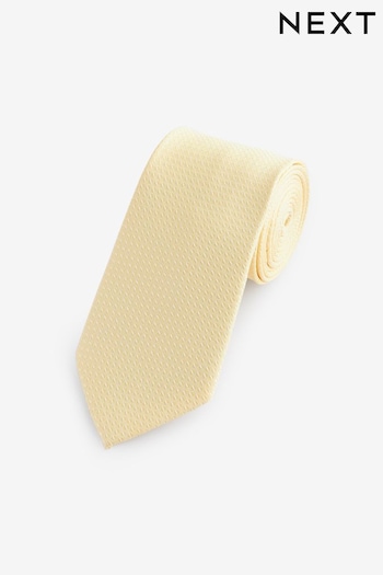 Lemon Yellow Textured Tie (173681) | £10
