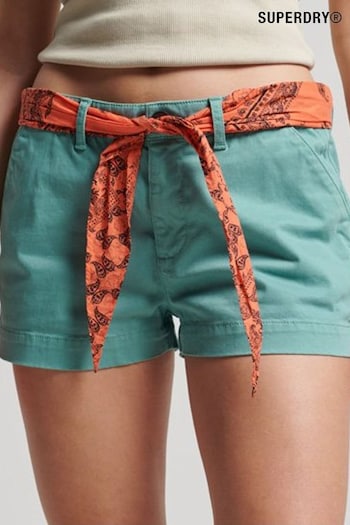 Superdry Light Green Chino Hot Shorts category (173699) | £40
