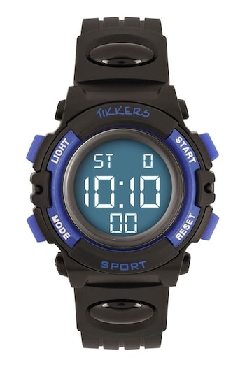 Peers Hardy Tikkers Light Up Digital Black and Blue Watch (174078) | £18
