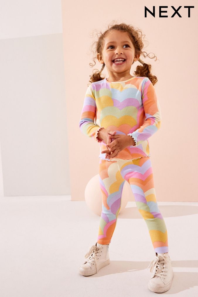 Baby girl rainbow leggings new arrivals