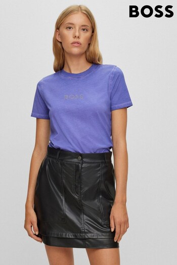 BOSS Purple ElogoSp T-Shirt (174273) | £69
