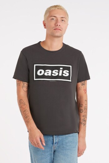 Amplified Grey Oasis Logo T-Shirt (174407) | £25