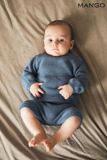 Mango Blue Knitted Shorts apc (174604) | £15