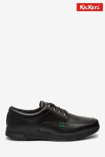 Kickers® Black Kelland Lace Lo Leather Shoes Navy (174853) | £75