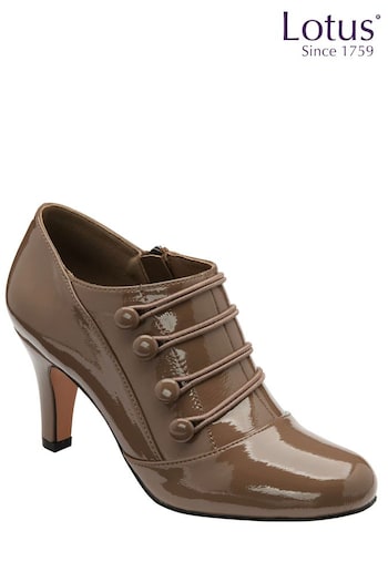Lotus Natural Patent Zip-Up Shoes Boots (175068) | £70