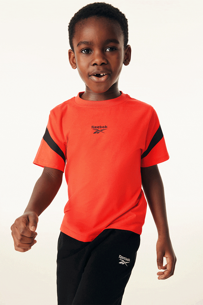 Reebok sales shirts orange