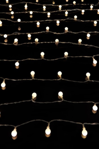 Warm White 300 Warm White LED Clear Cable Berry Christmas Line Lights 35m (175199) | £36