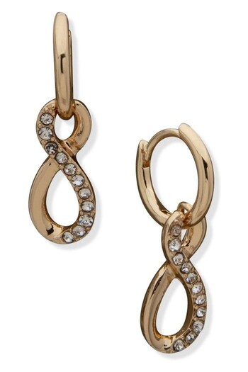 Anne Klein Ladies Pink Jewellery Earrings (175209) | £26