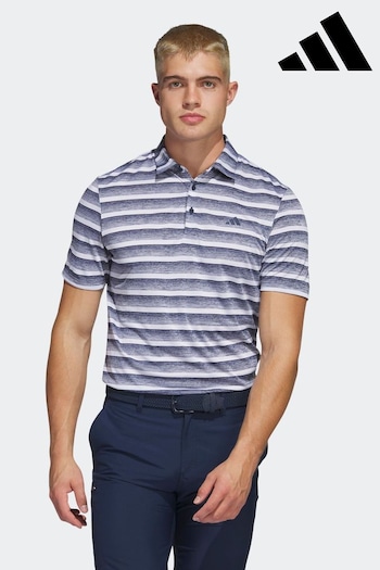 adidas Golf Two Colour Striped Polo Shirt (175232) | £35