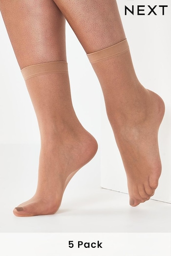 Nude 20 Denier Ankle Socks 5 Pack (175489) | £5
