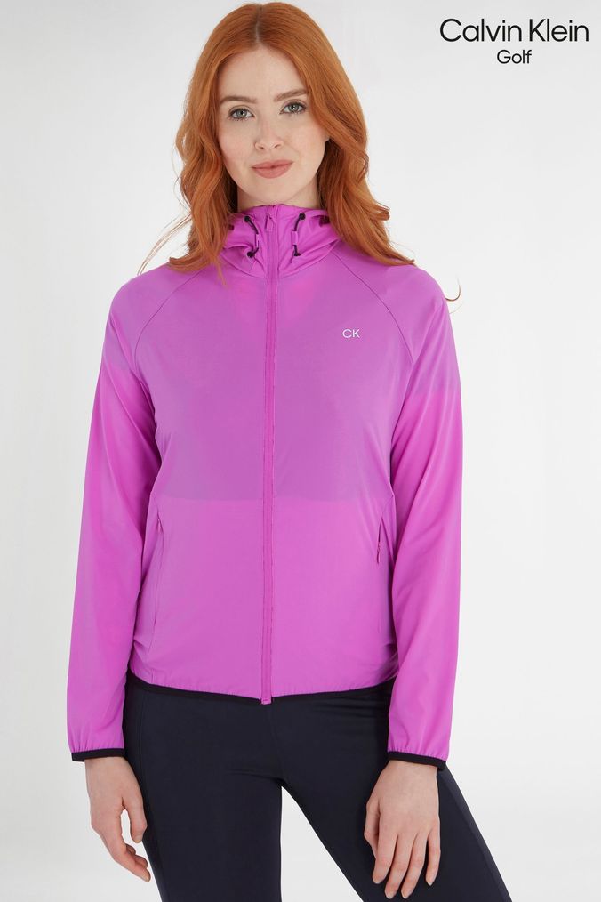 Calvin Klein Golf Pink Arena Windbreaker Jacket (175574) | £70