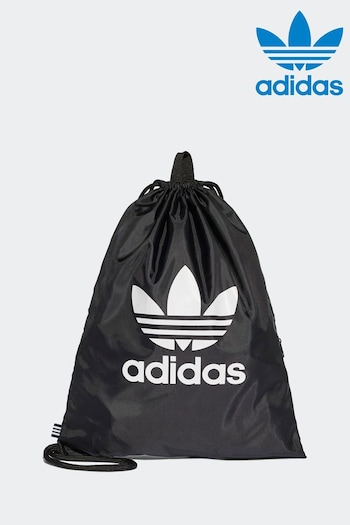 adidas natural Originals Trefoil Gym Sack Black Bag (175611) | £13