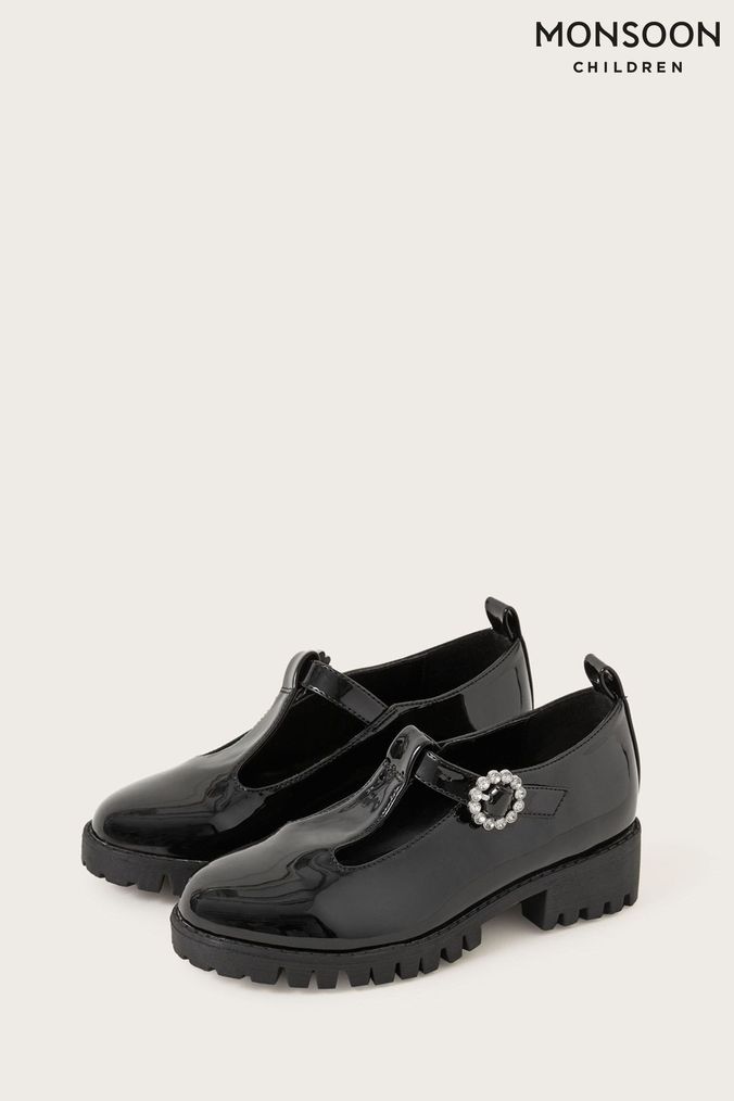Kids black party clearance shoes