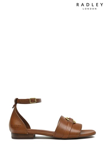 Radley London Brown Caradoc Crescent Circular Strap SMLT Sandals (176448) | £89