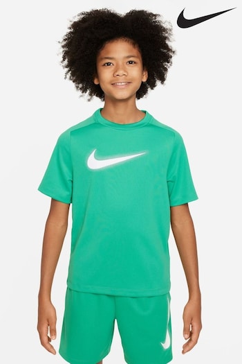 Nike Bright Green Dri-FIT Multi Graphic Training Top (176681) | £20