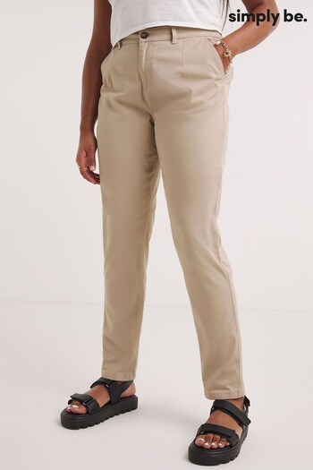Simply Be Nude Tapered Chino Trousers (177343) | £30