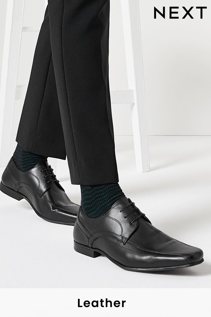 Men s Black Smart Shoes Black Formal Shoes Next