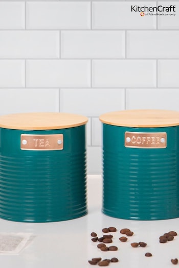 Kitchencraft Teal 3 Pieces Storage Canisters (177404) | £33
