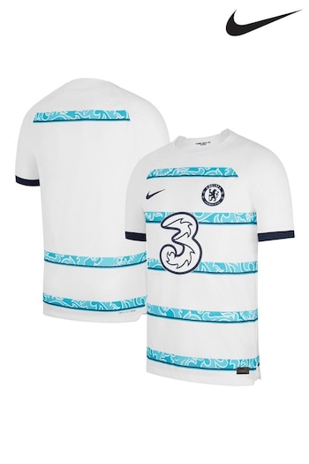 Nike White Chelsea Away Vapor 2022-23 Match Shirt (177453) | £115