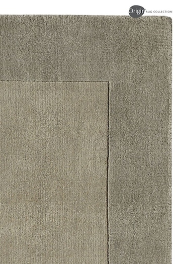 Origin Rug Collection. Taupe Borders Taupe Runner (177562) | £80