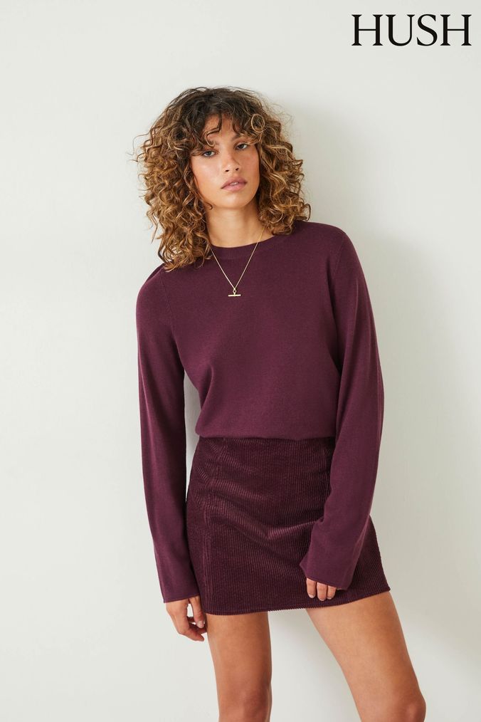 Buy Women s Purple Wool Blend Jumpers Online Next UK
