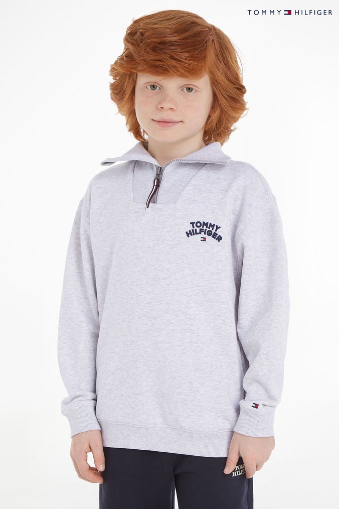 Grey tommy hilfiger tracksuit online