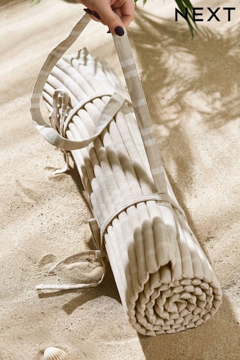 Natural Stripe Beach Mat (179793) | £35