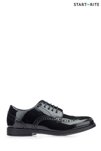 Start-Rite Brogue Leather Smart School Shoes heeled F & G Fit (179893) | £56