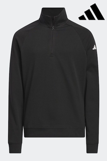 adidas Golf Quarter Zip Layer Black Sweatshirt (179971) | £30