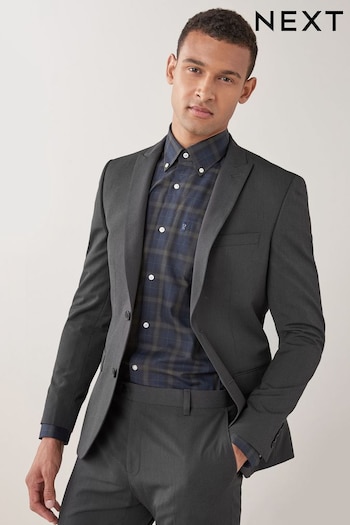 Charcoal Grey Skinny Two Button Suit Jacket (179993) | £60