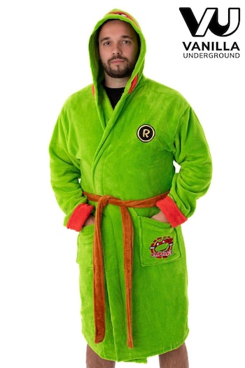 Vanilla Underground Green Ninja Turtles Adult Dressing Gown (180075) | £42